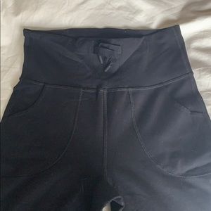 Lululemon straight legged legging.